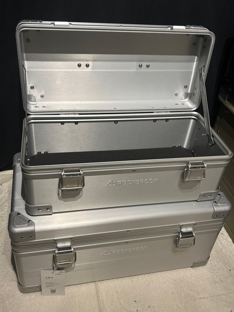 ROCKBROOKブラント アルミコンテナ蓋ありセット