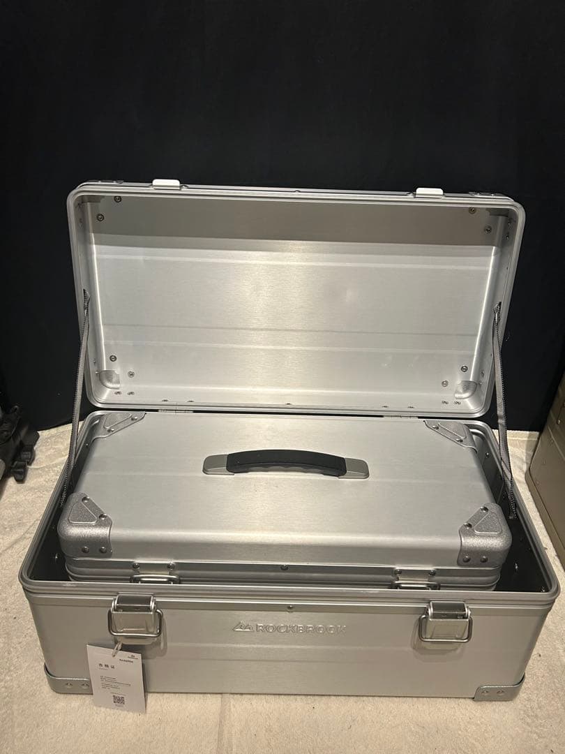 ROCKBROOKブラント アルミコンテナ蓋ありセット