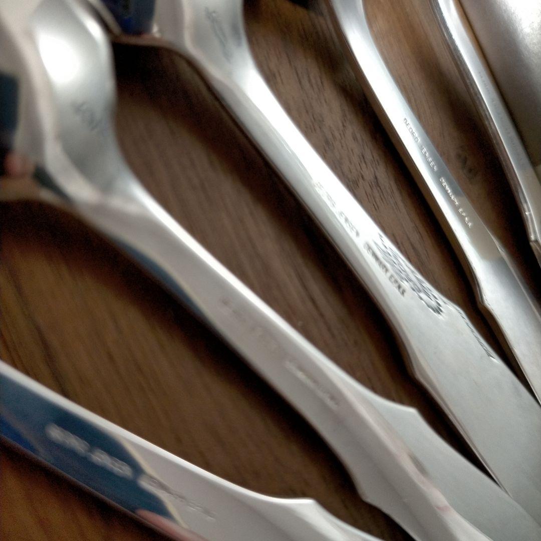 ジョージジェンセン スプーン 6本 カラトリー E.P.N.S刻印