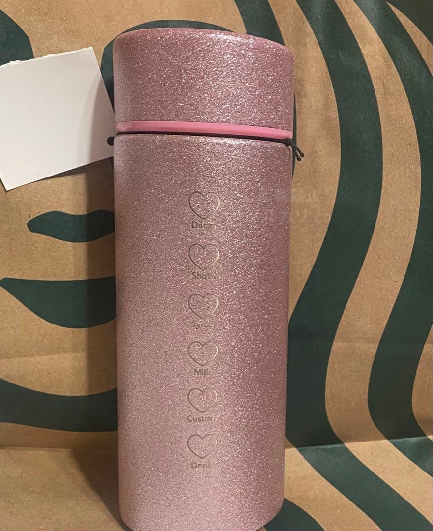 スタバ ステンレスボトル コースター 2024 2026 グリッター 3点