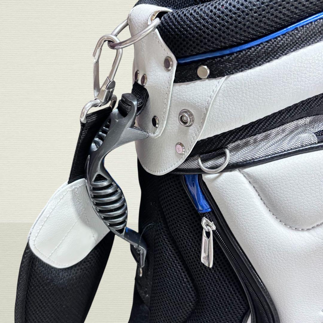✨極美品✨ adidas キャディバッグ スタンドバッグ ホワイト 9型