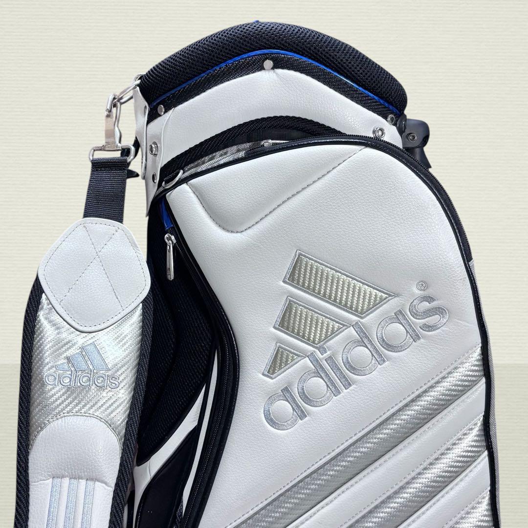 ✨極美品✨ adidas キャディバッグ スタンドバッグ ホワイト 9型