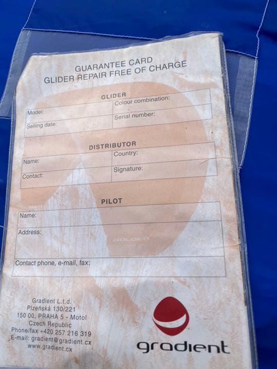 パラグライダー  Gradient aspen4