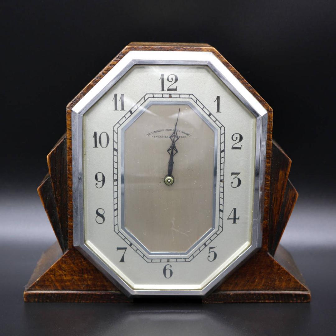 ヴィンテージ 置時計 手巻き ゼンマイ newcastle-upon-tyne