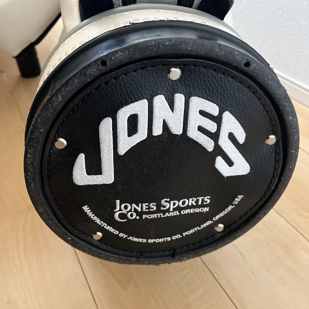 JONES ゴルフバッグ・キャディバッグ ホワイト/グレー