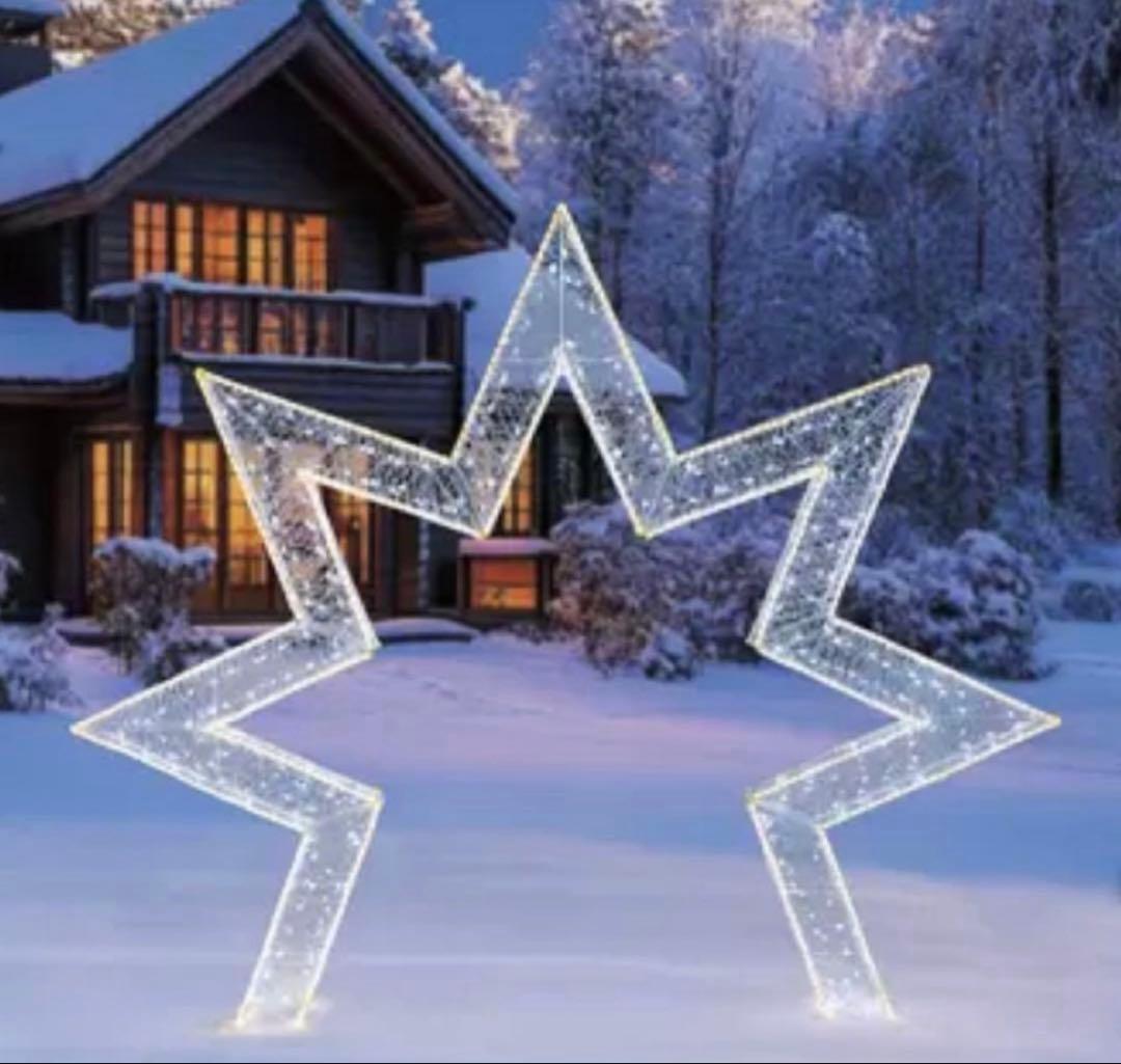 LED スターアーチ 屋内屋外兼用 イルミネーション クリスマス コストコ　大型