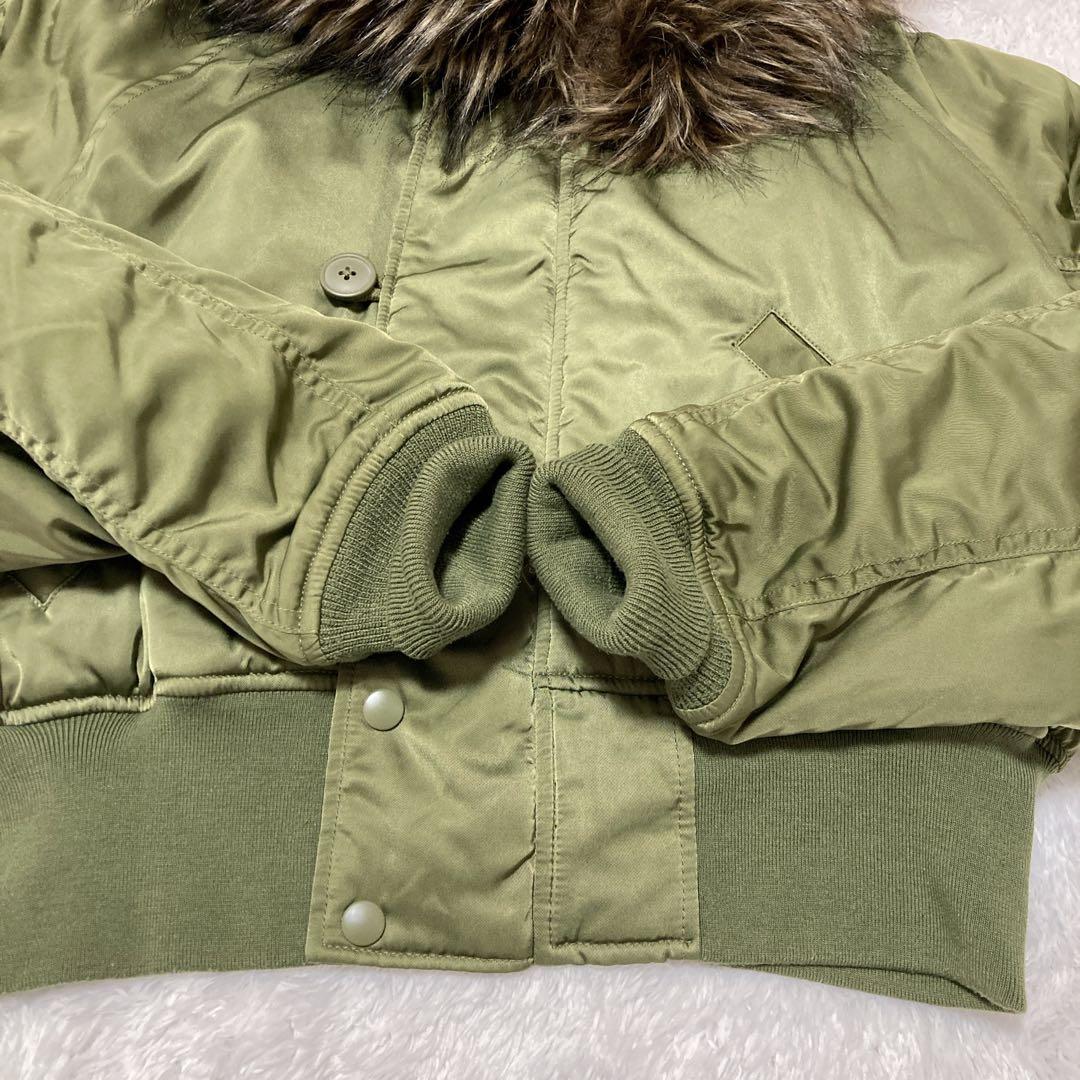 完売 AZUL by moussy オリーブグリーン N-2B サイズS Y2K