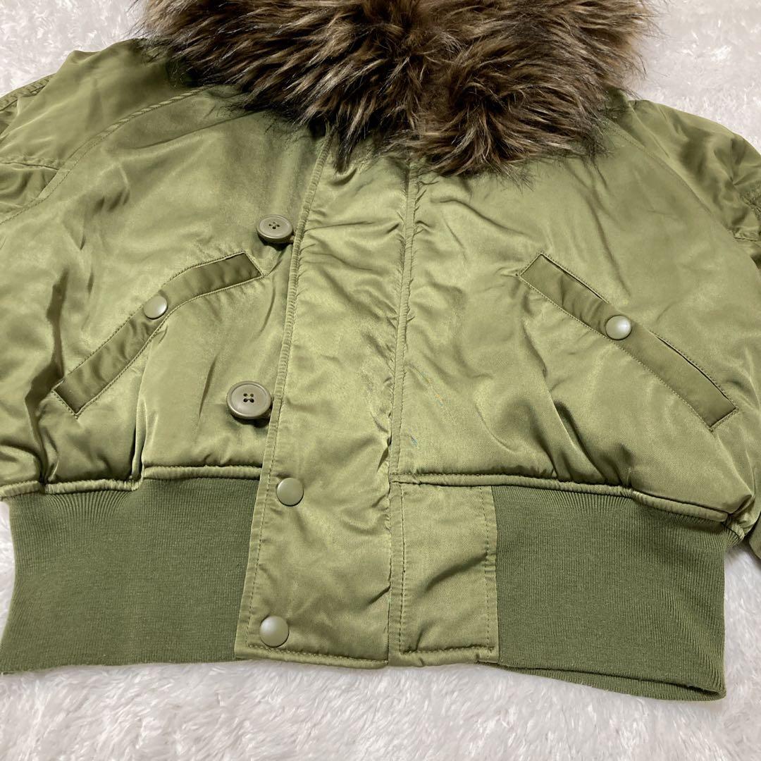 完売 AZUL by moussy オリーブグリーン N-2B サイズS Y2K