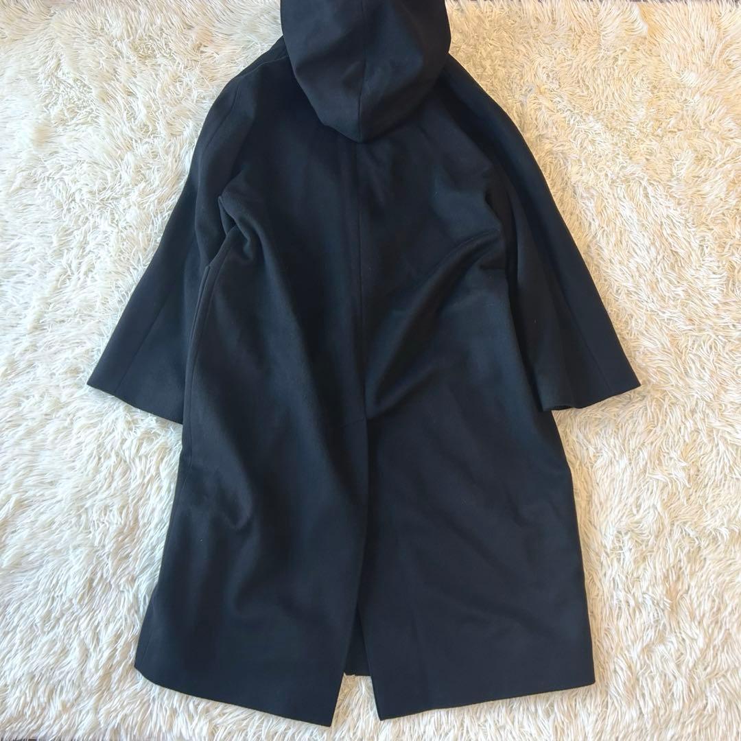 新品　タリアトーレデイジー ベルテッドダブルブレスト フーデッドコート カシミヤ