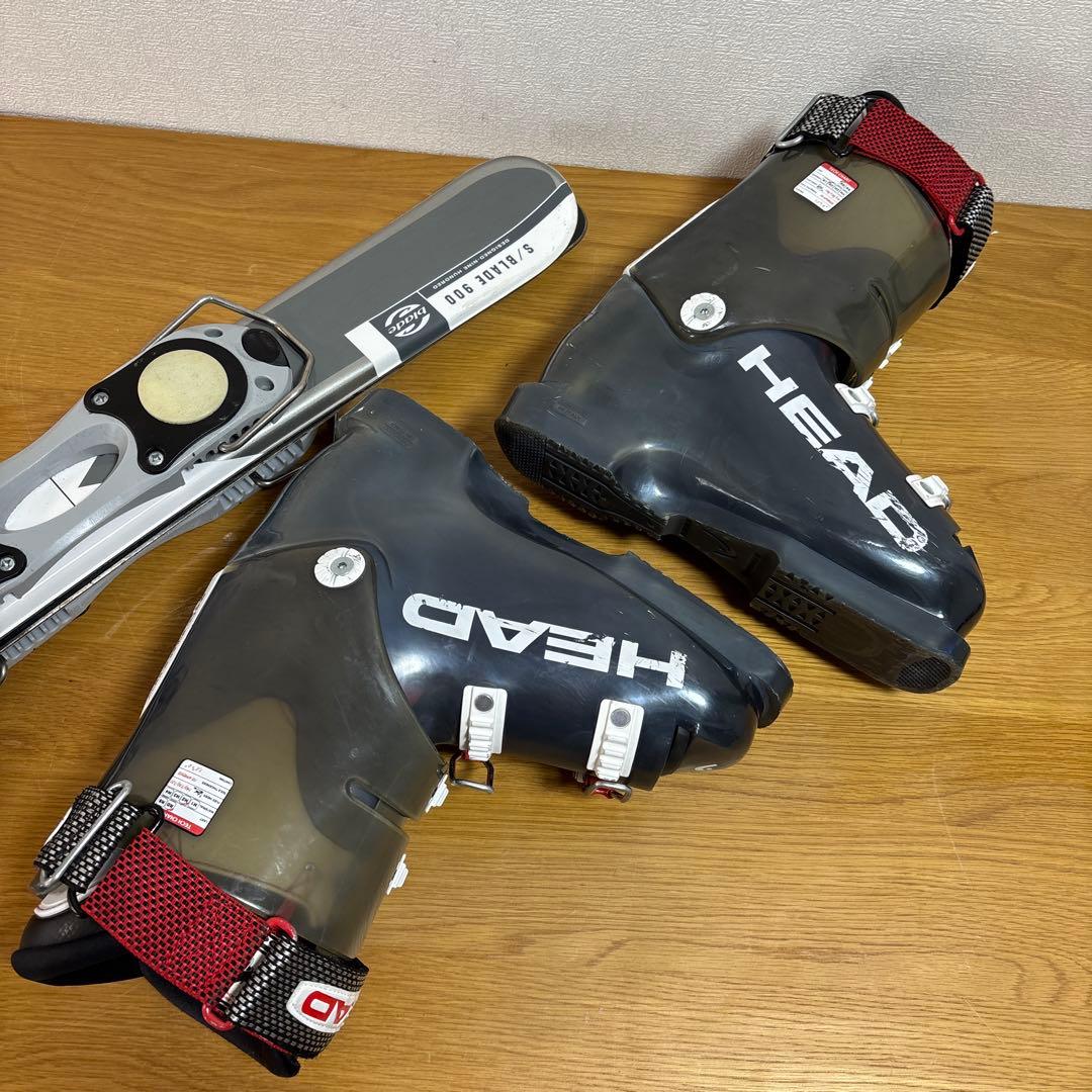 メンズ　ショートスキー　ファンスキーセット　head 26-26.5cmブーツ付