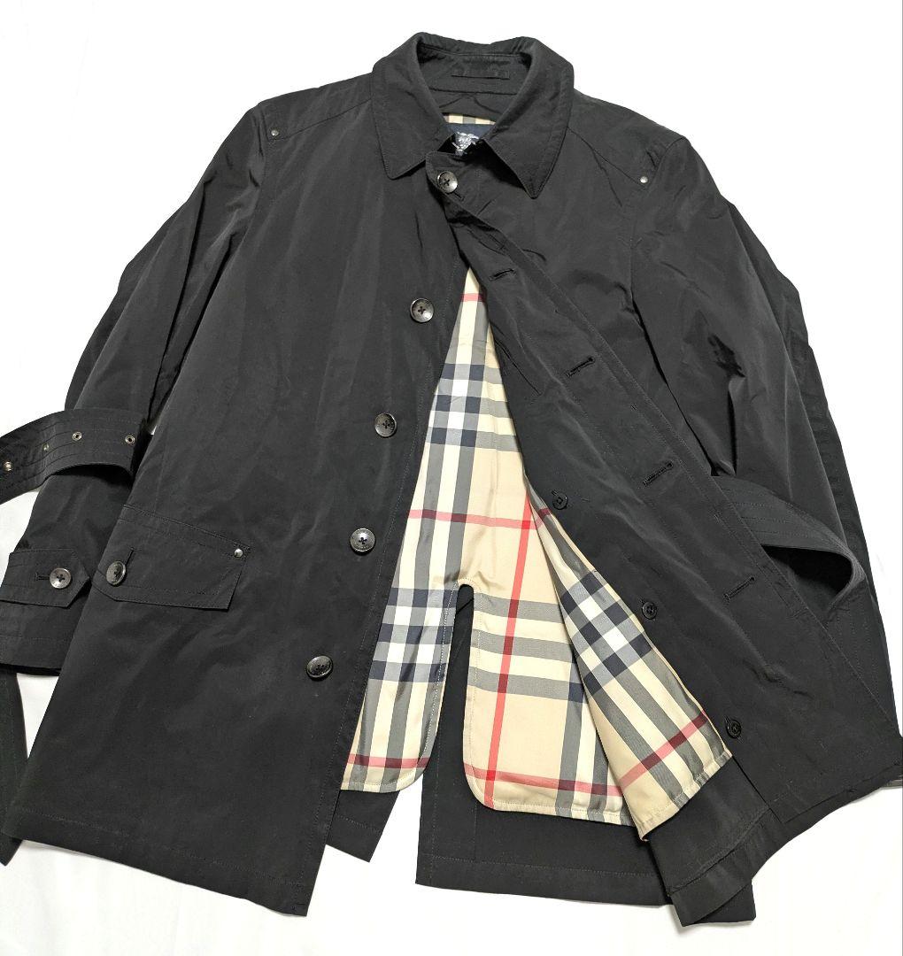 バーバリー ロンドン ダウンライナー トレンチコート ノバチェック ベルト