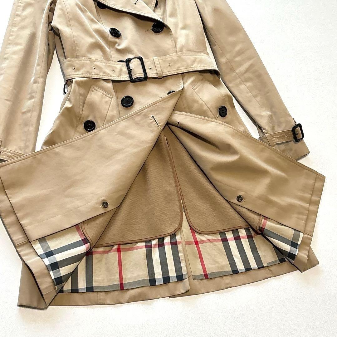 バーバリーロンドン ライナー ベルト付 トレンチコート ハニーベージュ