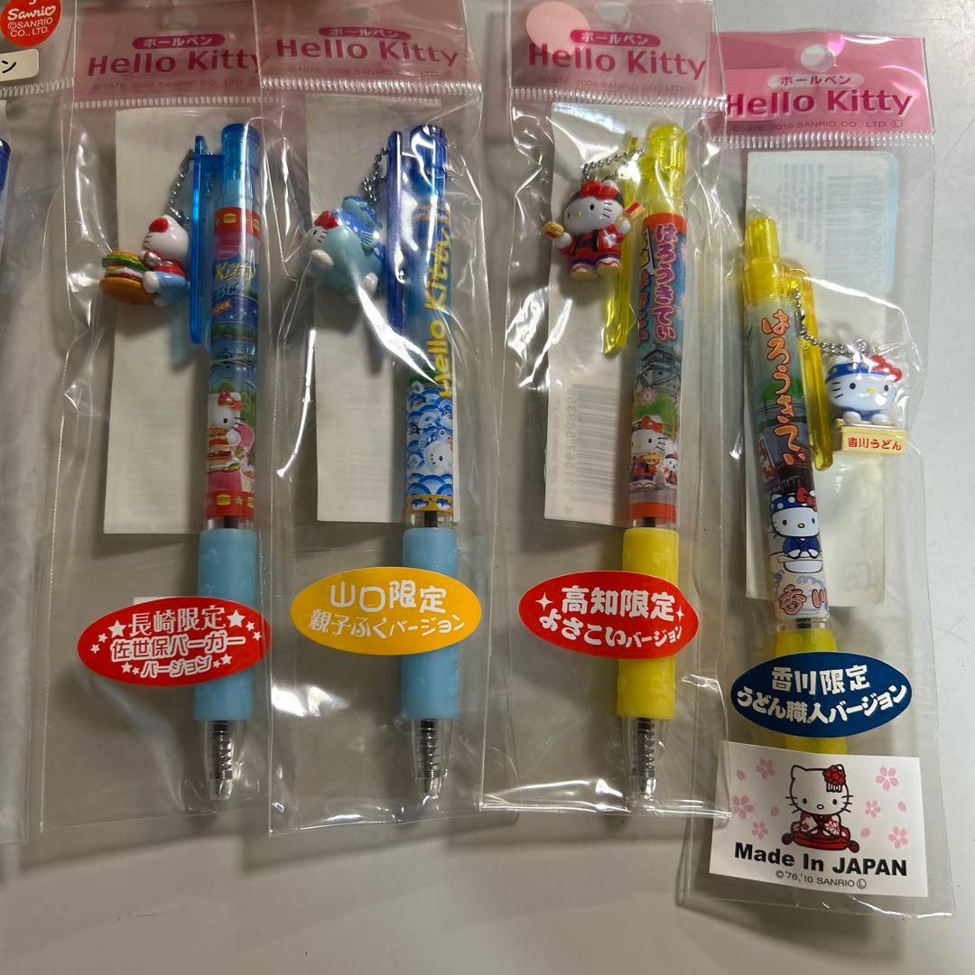 ご当地キティ　ボールペン 渋谷キティ物語　カンカン娘　蝶々　希少　激レア