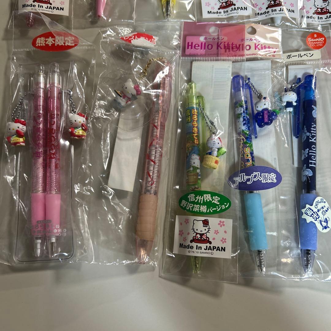 ご当地キティ　ボールペン 渋谷キティ物語　カンカン娘　蝶々　希少　激レア