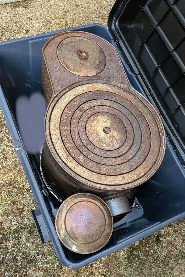 ホンマ製作所 薪ストーブ ステンレス時計1型 ハードケースBOXに入れて 収納◎