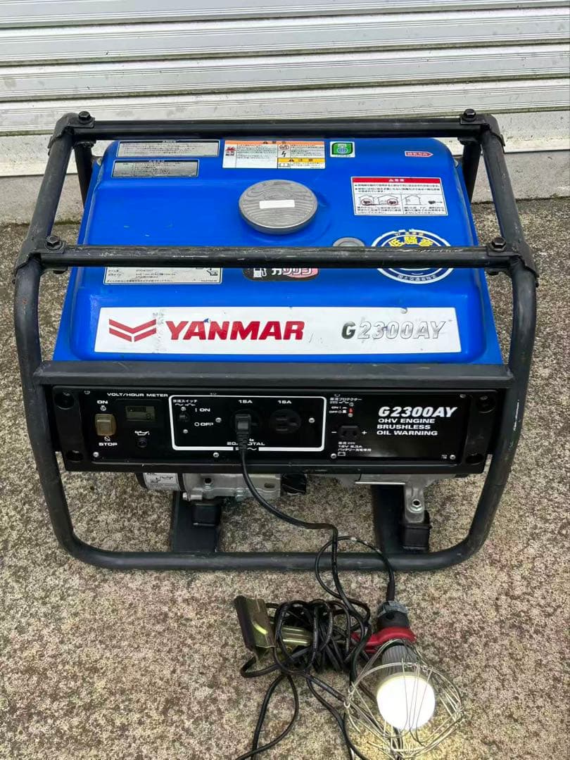 YANMAR 発電機 G2300AY-6 100V 60Hz ★ ヤンマー