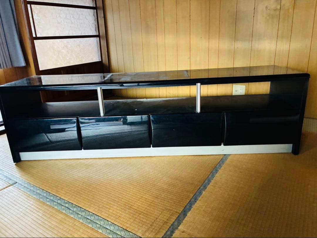 木製 収納 2段 軽量 テレビ台 ローボード 180cm 引き出し インテリア