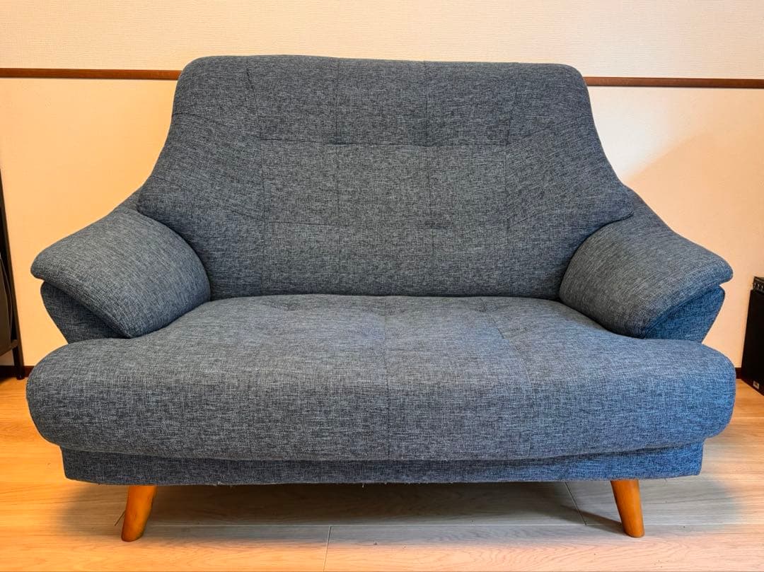 NOCE 2人がけ　ソファ　HY2766 ブルー　ハイバック