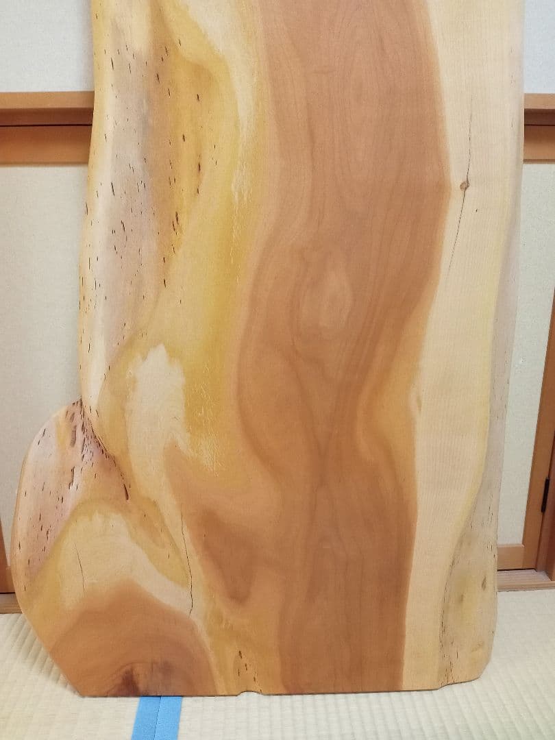 厚さ5㌢桜一枚板　オイル仕上げ　天板のみ