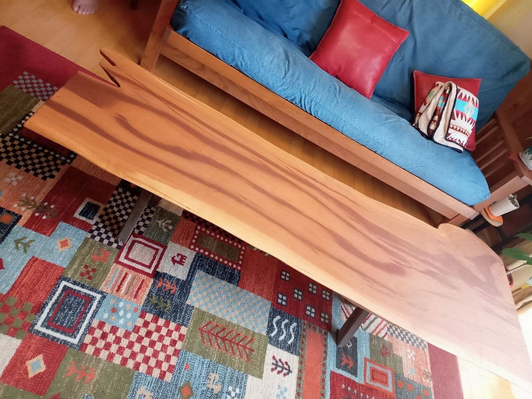 厚さ5㌢桜一枚板　オイル仕上げ　天板のみ