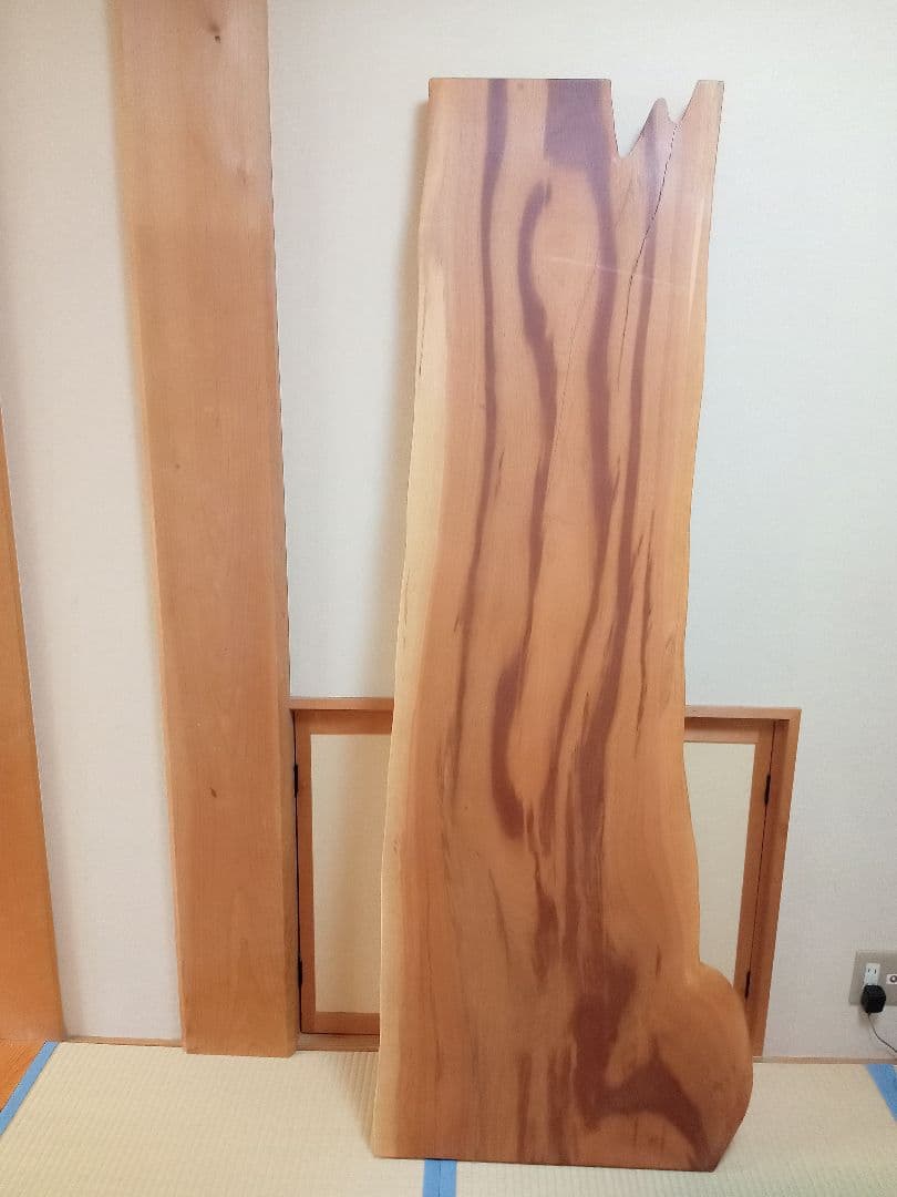 厚さ5㌢桜一枚板　オイル仕上げ　天板のみ