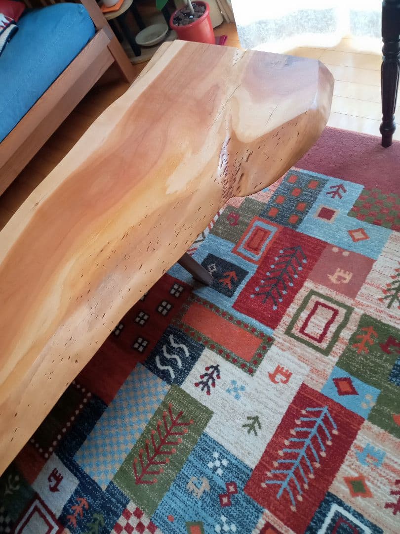 厚さ5㌢桜一枚板　オイル仕上げ　天板のみ