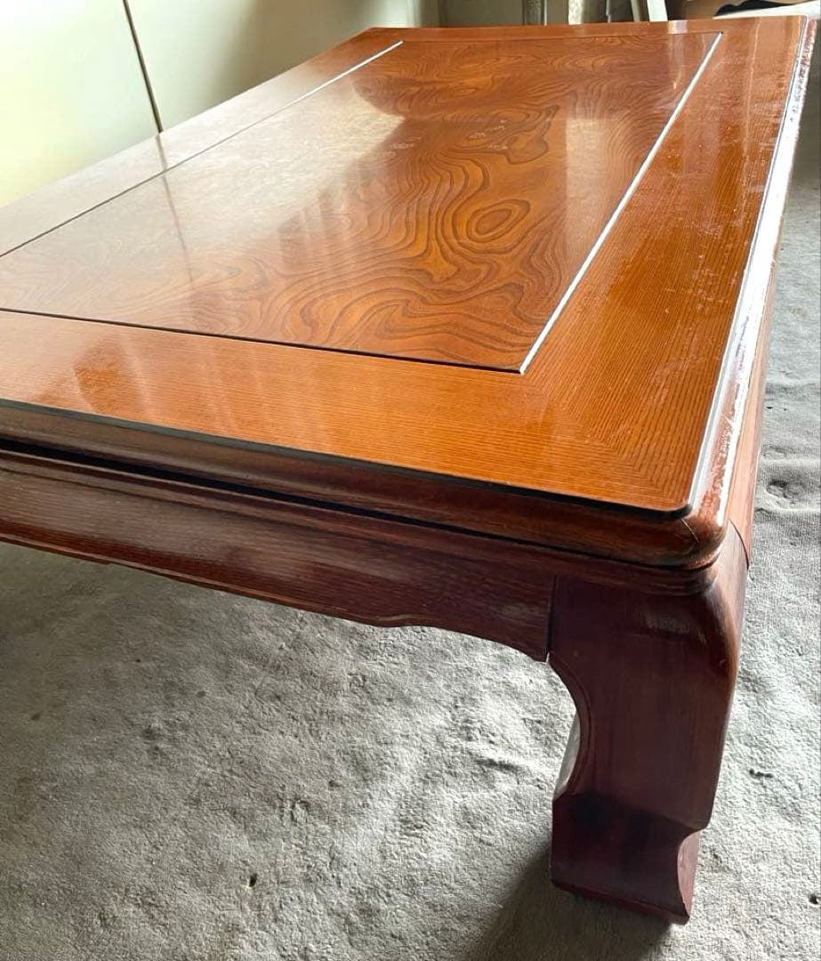 木製座卓 こたつ　茶色 シンプルデザイン