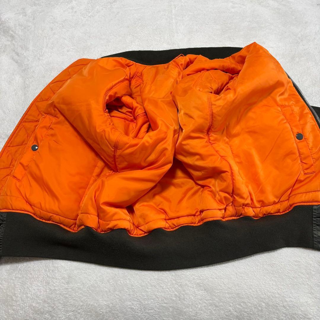 美品 ALPHA INDUSTRIES MA-1 カーキ M フライトジャケット