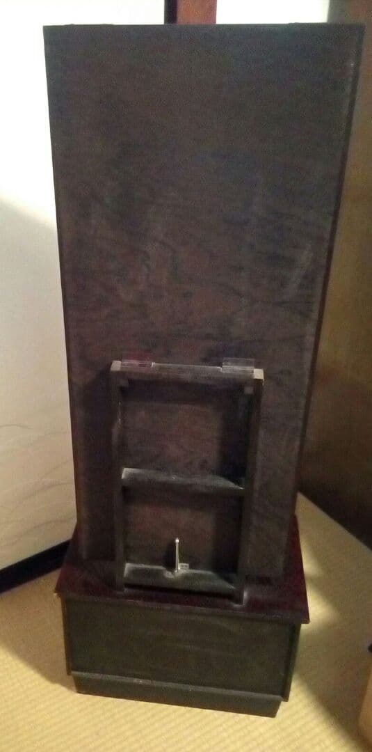 鎌倉彫風 鏡台　ドレッサー　アンティーク　ヴィンテージ　化粧台　収納家具