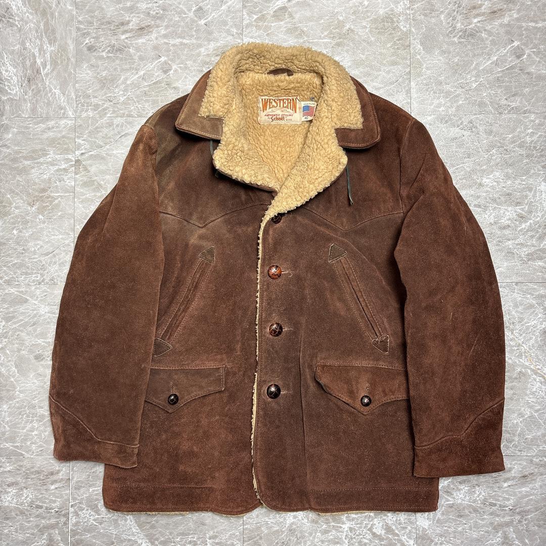 Schott WESTERN USA レザーコート ランチジャケット 40