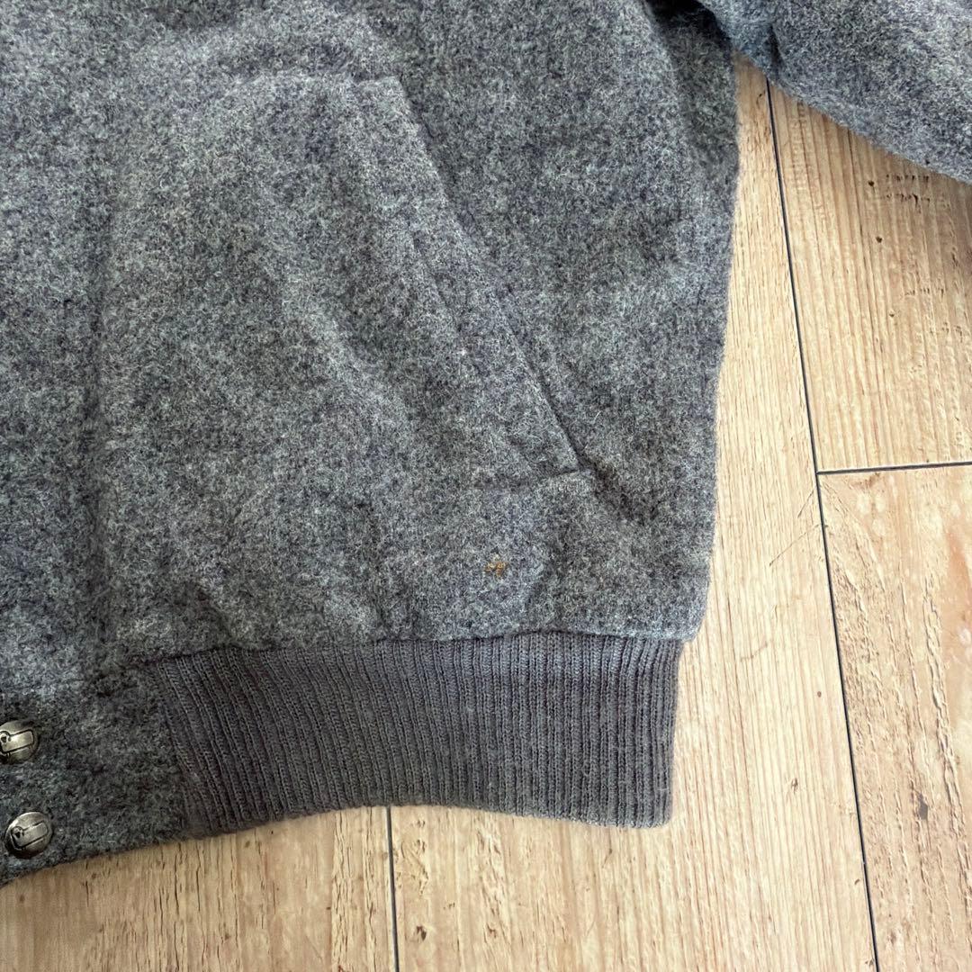 80s woolrich ウール ブルゾン ジャケット USA製　グレー