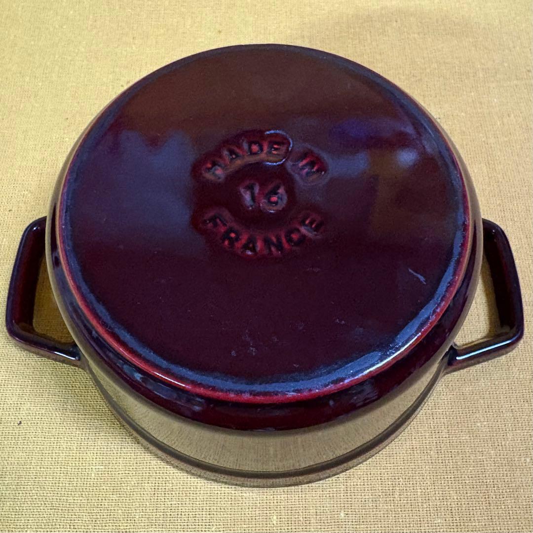 お買い得‼️ 極美品 ストウブ ココット 16cm 両手鍋 ホーロー鍋 鉄鍋