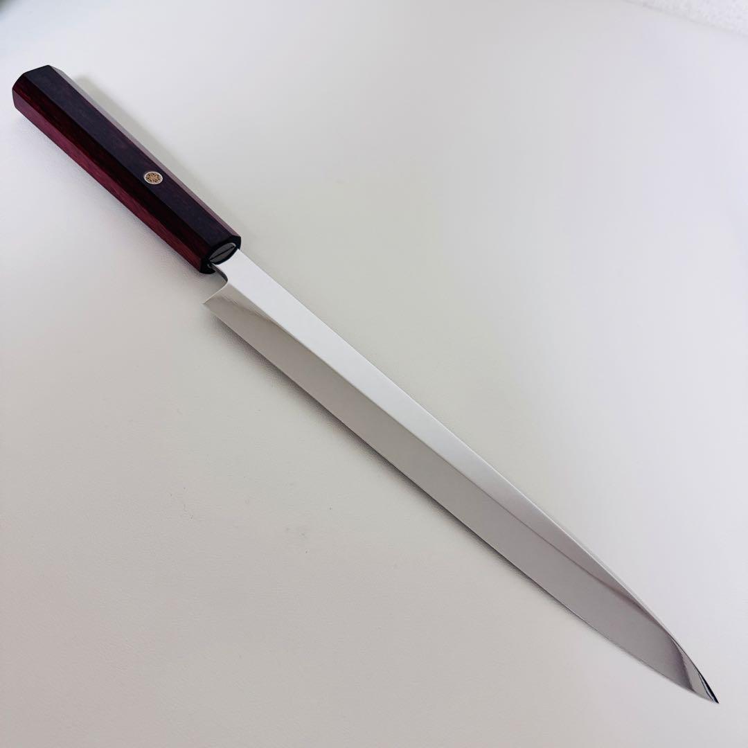 270mm 柳刃包丁 紫檀八角柄 刺身包丁 全鋼 和包丁