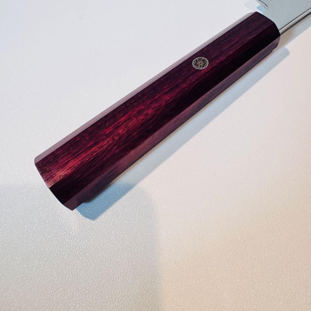 270mm 柳刃包丁 鏡面　紫檀八角柄 刺身包丁 全鋼 和包丁