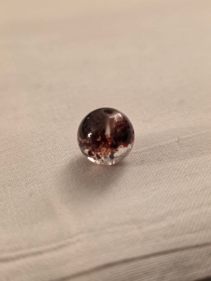 【極上・情熱の石】天然レピドクロサイトインクォーツ 11mm　ファイアークォーツ