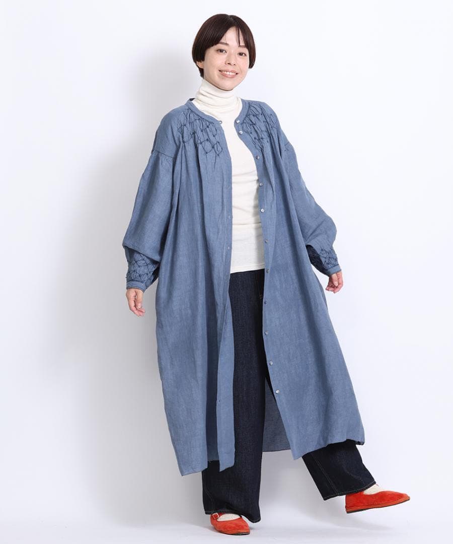 tumuguワンピース ツムグ 新品　27280円　ストッキングコットンリネン