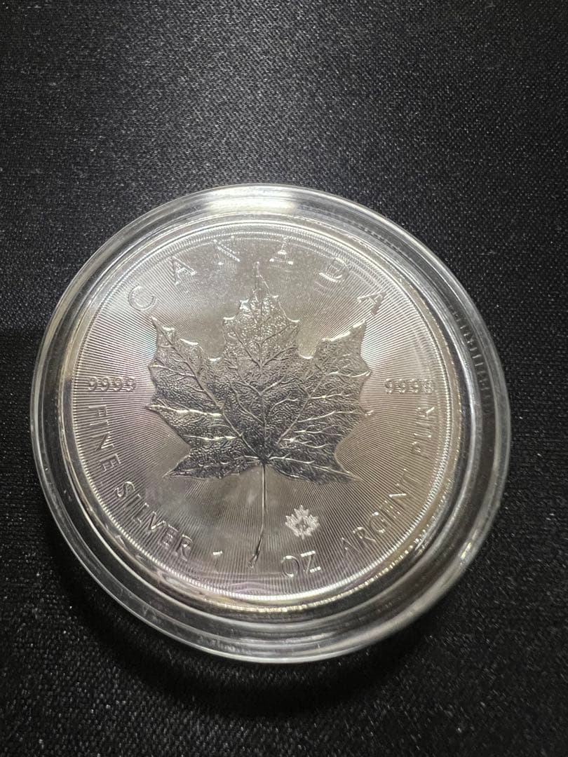カナダ メイプルリーフ銀貨 1オンス銀貨 2021年　管理番号35