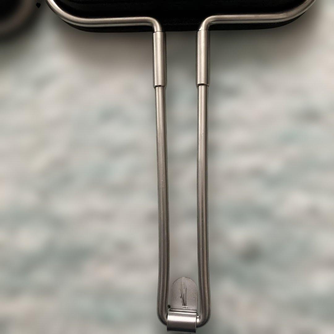 家事問屋 アルミ製 スクエア型 ホットサンドメーカー