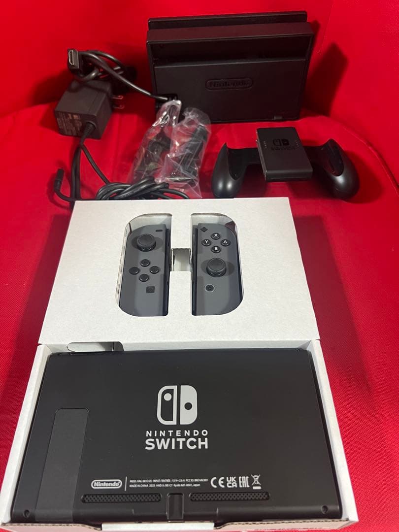 Switch Nintendo Switch Joy-Con L R グレー …