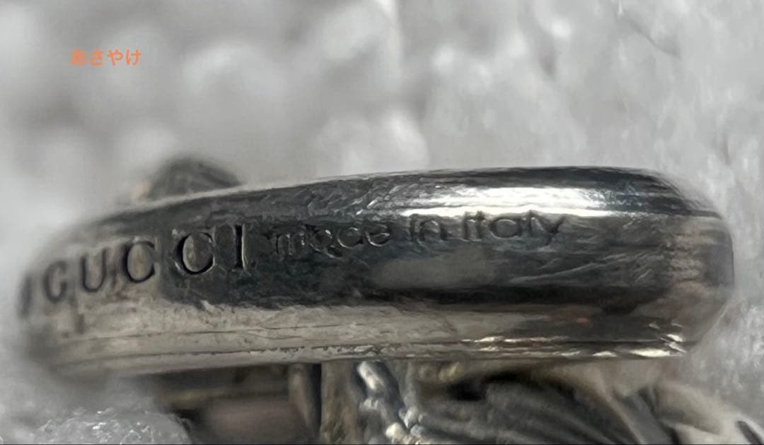 GUCCIネックレス　インターロッキングGシルバー(刻印あり)