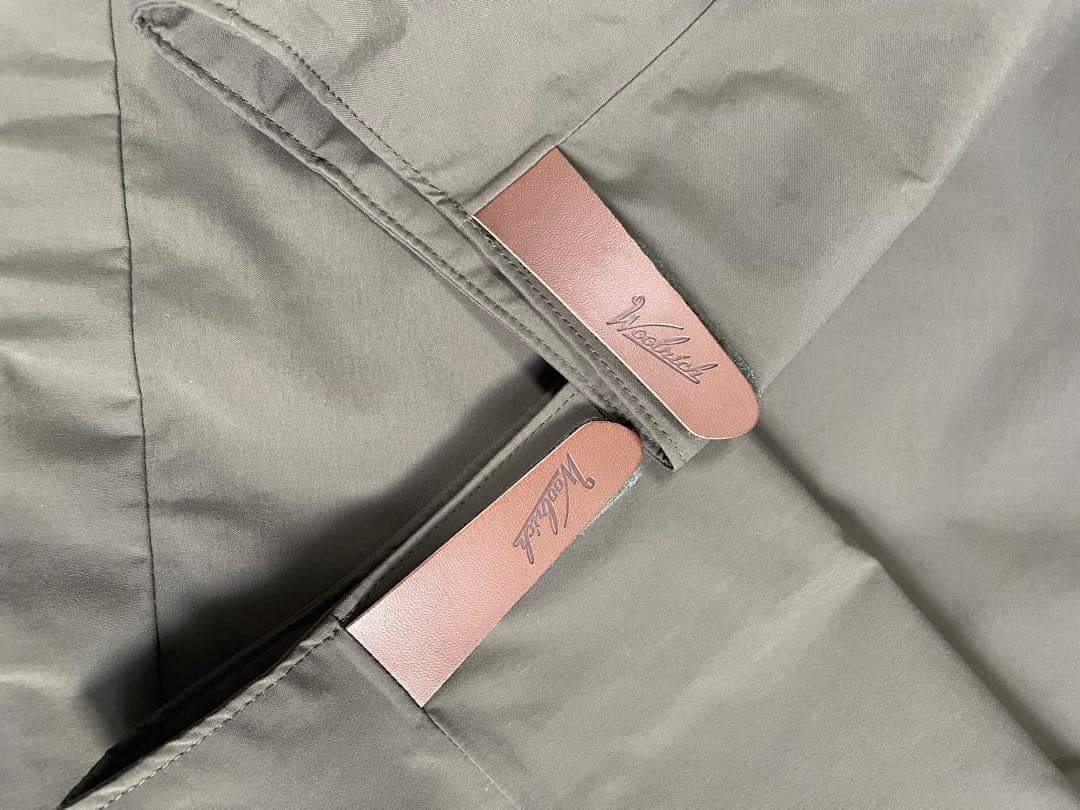 ウールリッチGORE-TEX フード付きロングコート オリーブ