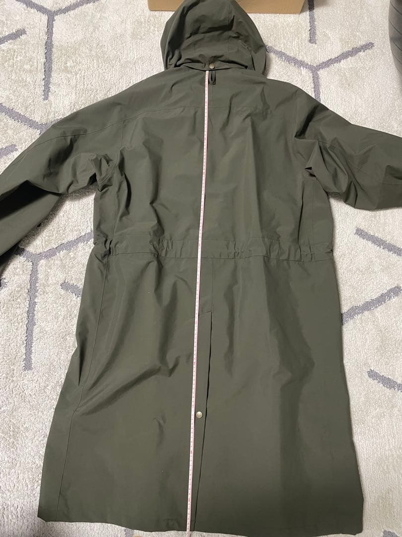 ウールリッチGORE-TEX フード付きロングコート オリーブ