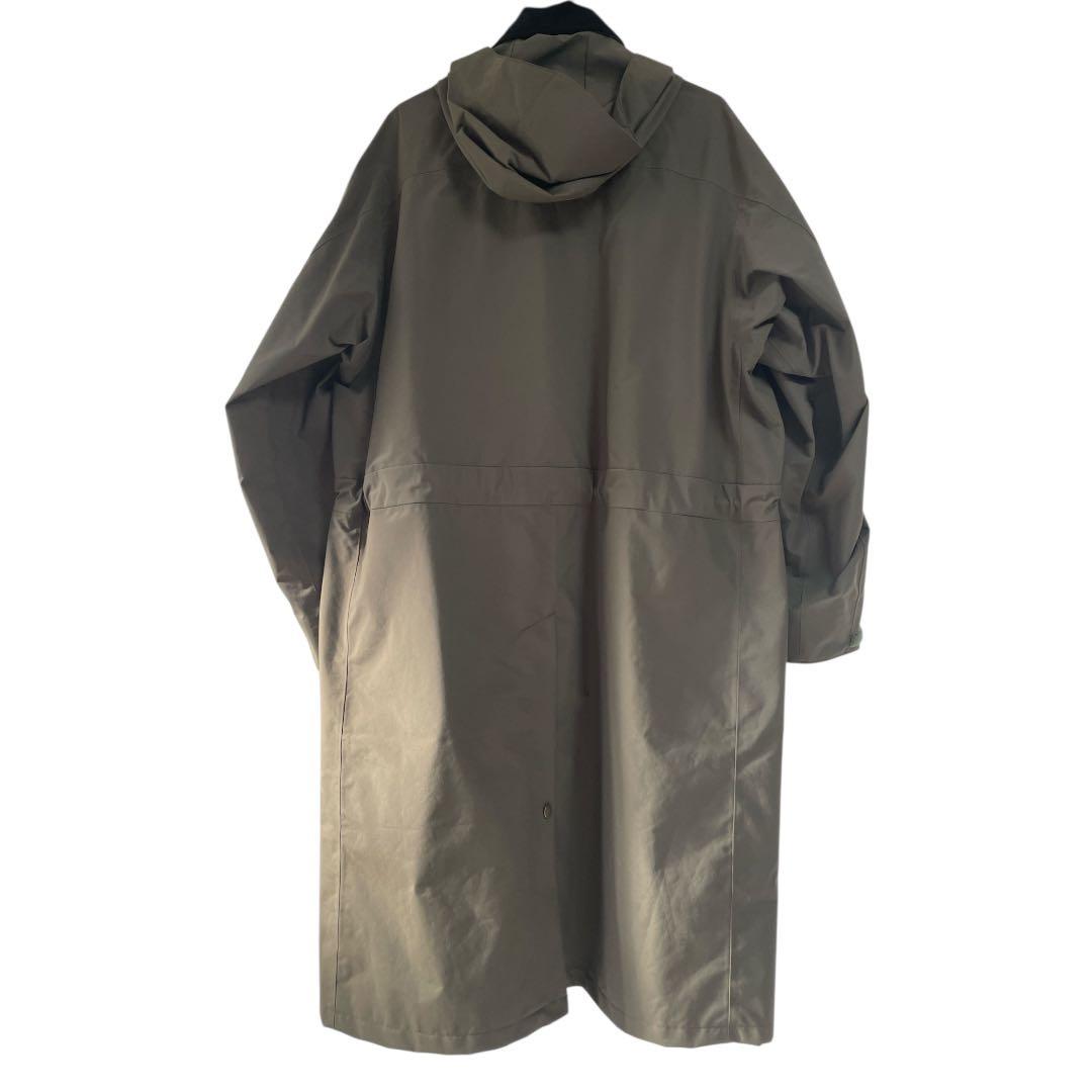 ウールリッチGORE-TEX フード付きロングコート オリーブ