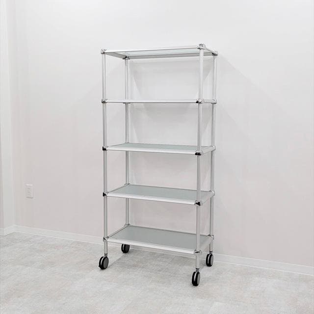 guzziniヘルシンキハイシェルフ（キャスター付き）