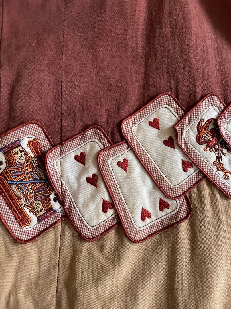 豆*様 カールヘルム　トランプ切り替えステンカラーコート