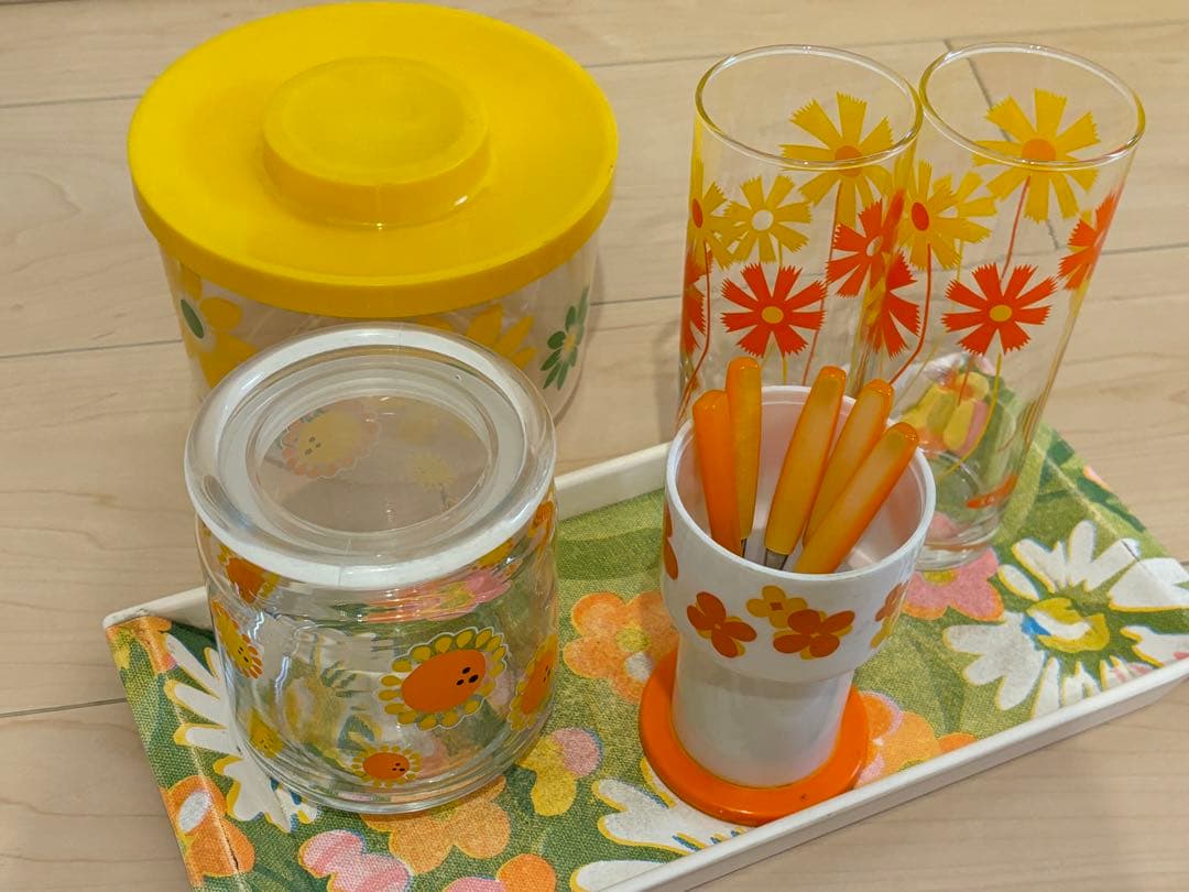 昭和レトロ　テーブルウェア　コーディネートセット