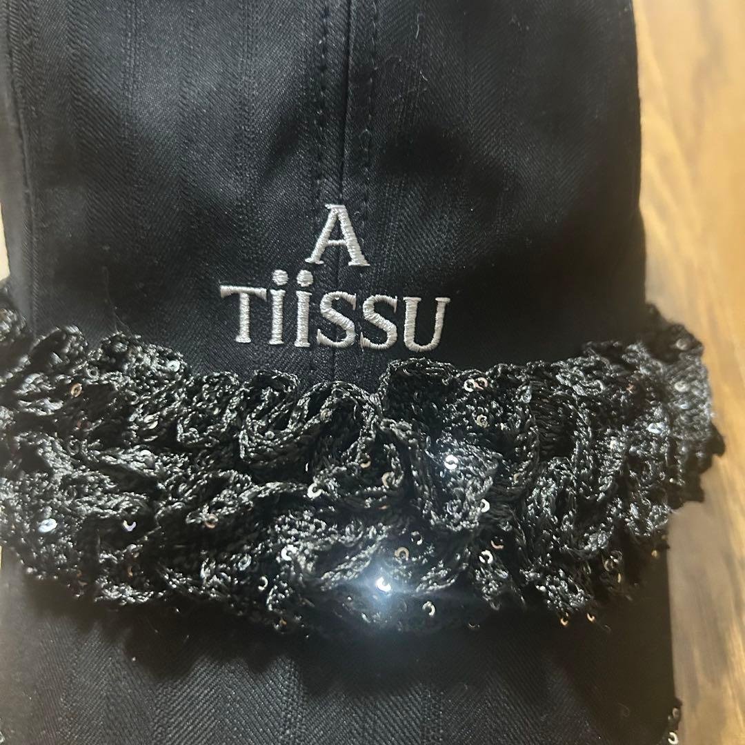 A Tiissu 黒 キャップ