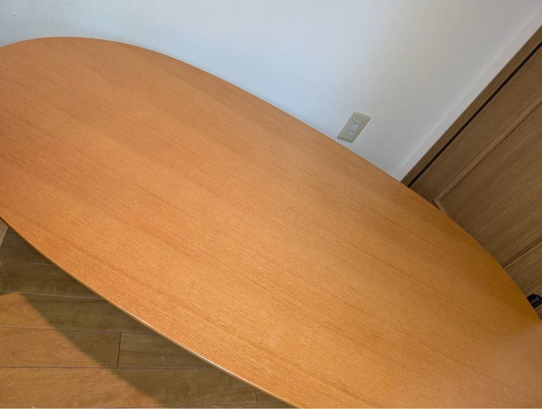 ■送料込■無印良品 木製楕円こたつ 曲木脚 フラットヒーター 暖房器具