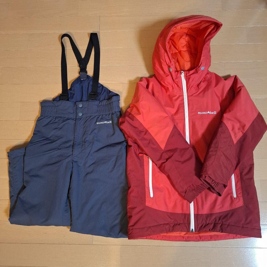 モンベル 子ども用スキーウェアセット
