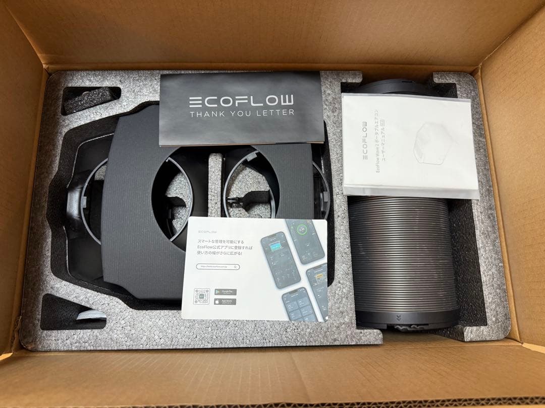 ECOFLOW wave2 ポータブルエアコン本体　箱あり